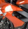 Aero padací chrániče R&G Racing pro motocykly KAWASAKI ER6-F (´09-´11), černé